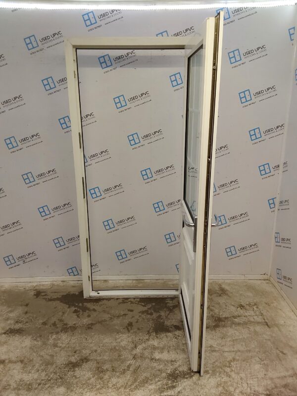 Used White Upvc Back Door 920mm x 2085mm C6048 - Image 3