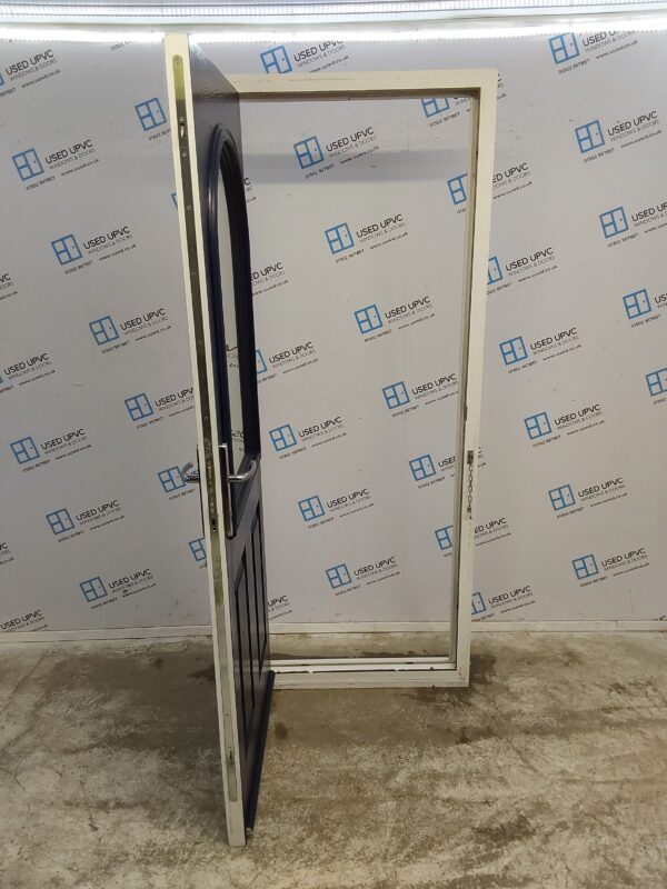 Used Dark Blue Composite Back Door 845mm x 2100mm C7D004 - Image 3