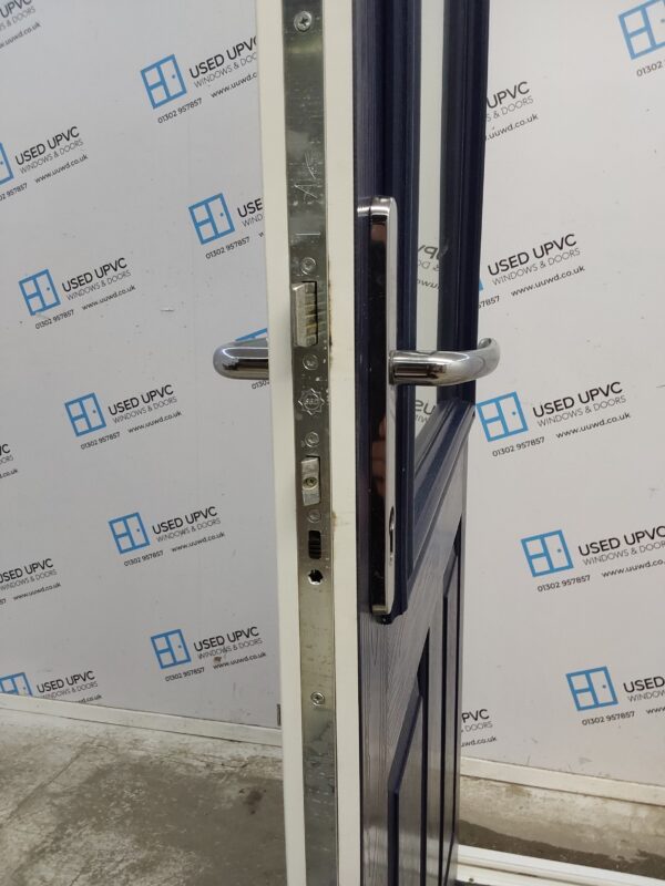 Used Dark Blue Composite Back Door 845mm x 2100mm C7D004 - Image 5