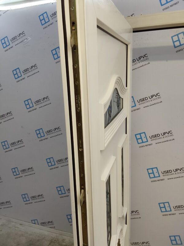 Used White Upvc Back Door 915mm x 2045mm C7D038 - Image 4