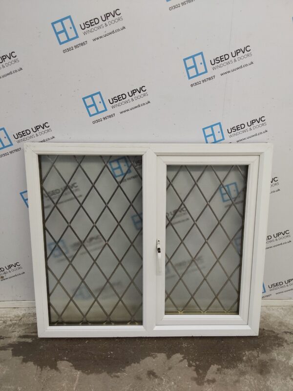 Used Rosewood Upvc Window 1185mm x 1025mm LW0119 - Image 3
