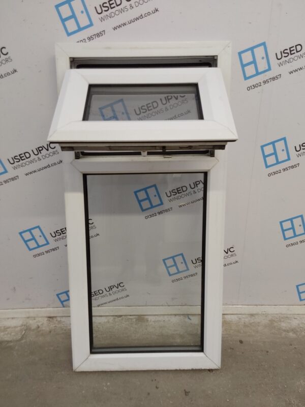 Used White Upvc Window 545mm x 1125mm AO009 - Image 4