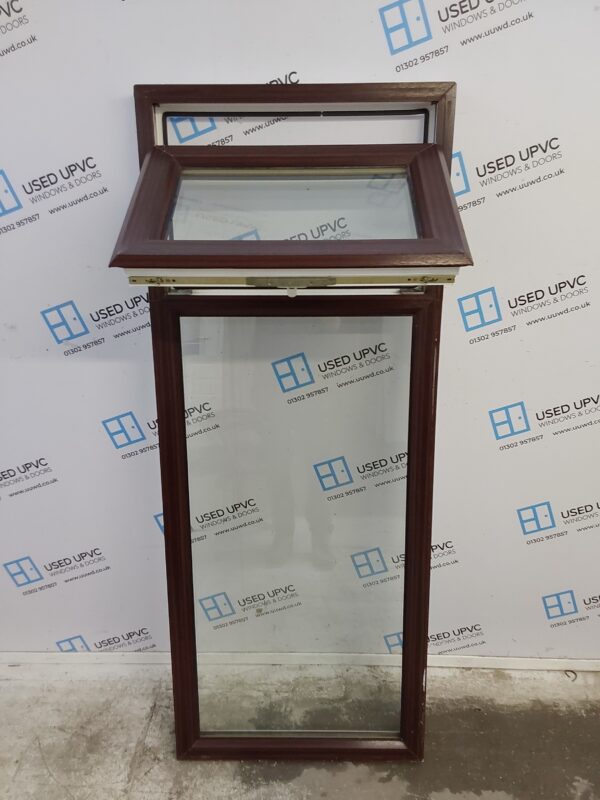 Used Woodgrain Upvc Window 675mm x 1710mm C2A005 - Image 4