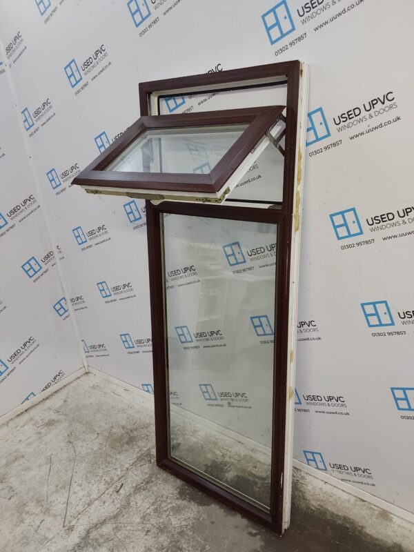 Used Woodgrain Upvc Window 675mm x 1710mm C2A005 - Image 3