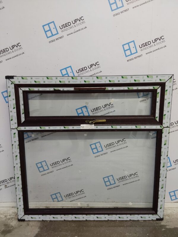 Brand New Rosewood Upvc Window 1190mm x 1170mm LW0122 - Image 2