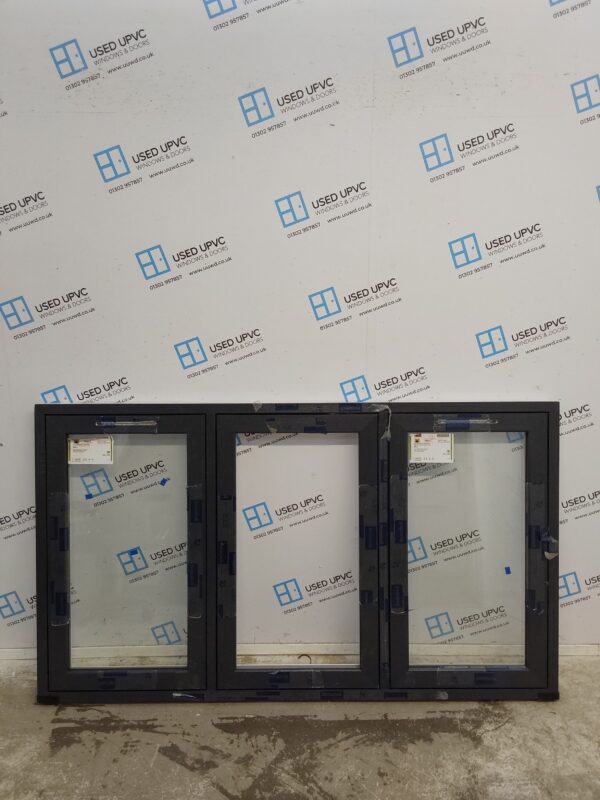 Brand New Anthracite Grey Upvc Flush Fit Window (Part Glazed) 1800mm x 1030mm C3W026