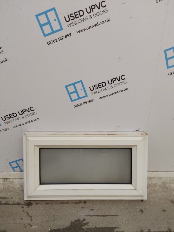Used White Upvc Window 660mm x 360mm W0238