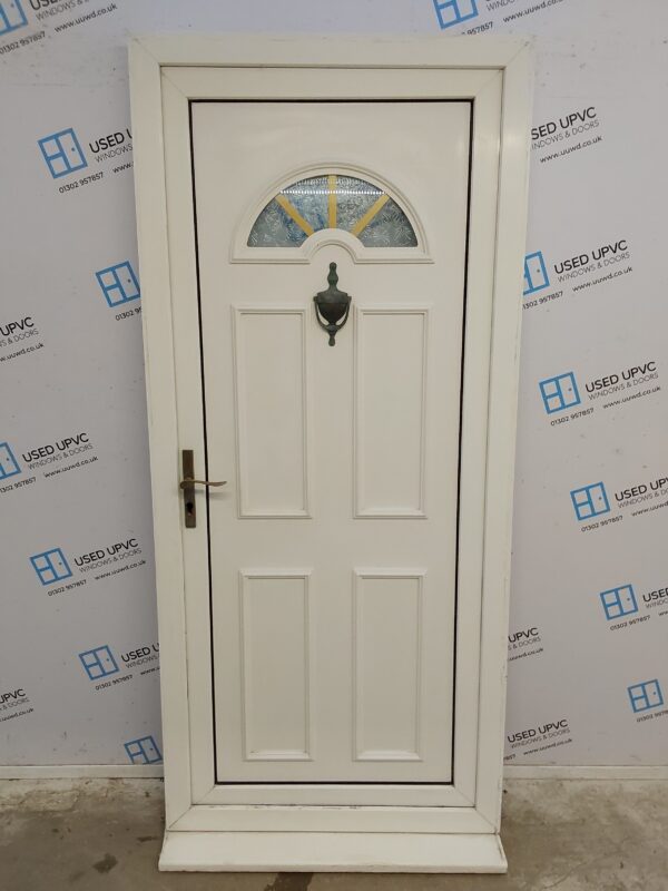 Used White Upvc Back Door 920mm x 2060mm 0724