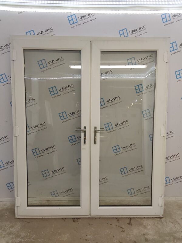 Used White Upvc French Doors 1780mm x 2115mm EA9