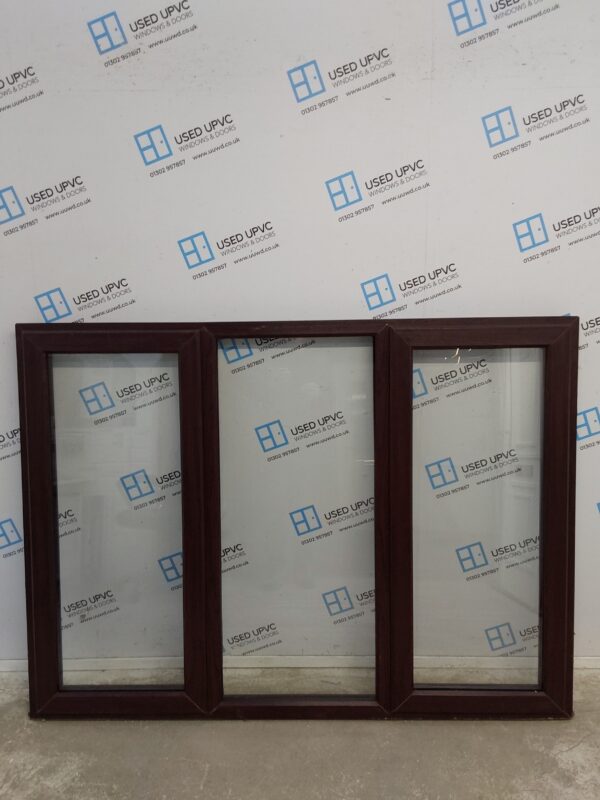 Used Rosewood Upvc Window 1760mm x 1290mm LW0014