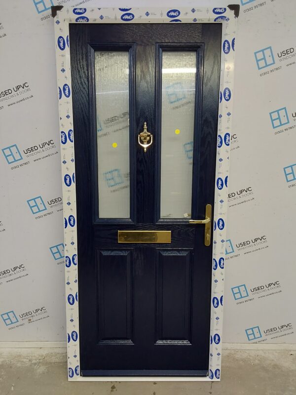 Brand New Blue Composite Front Door 910mm x 2070mm ND42