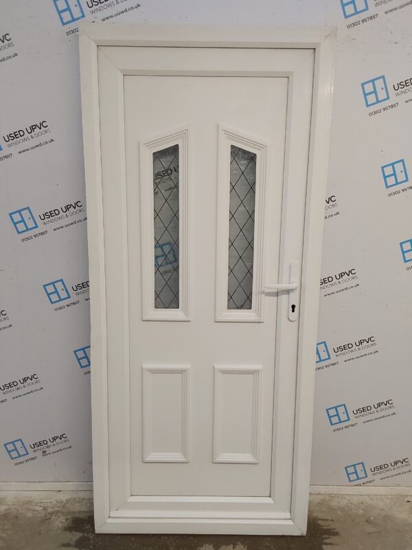 Used White Upvc Back Door 920mm x 2050mm 0392