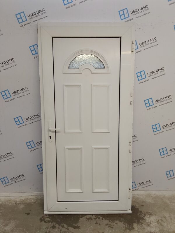 Used White Upvc Back Door (Outwards Opening) 995mm x 2070mm 0130