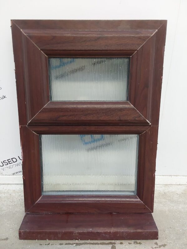 Used Rosewood Upvc Window 460mm x 670mm W0197