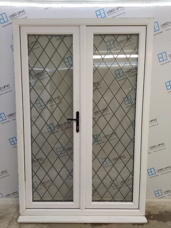 Used White Upvc French Doors 1470mm x 2230mm EA1