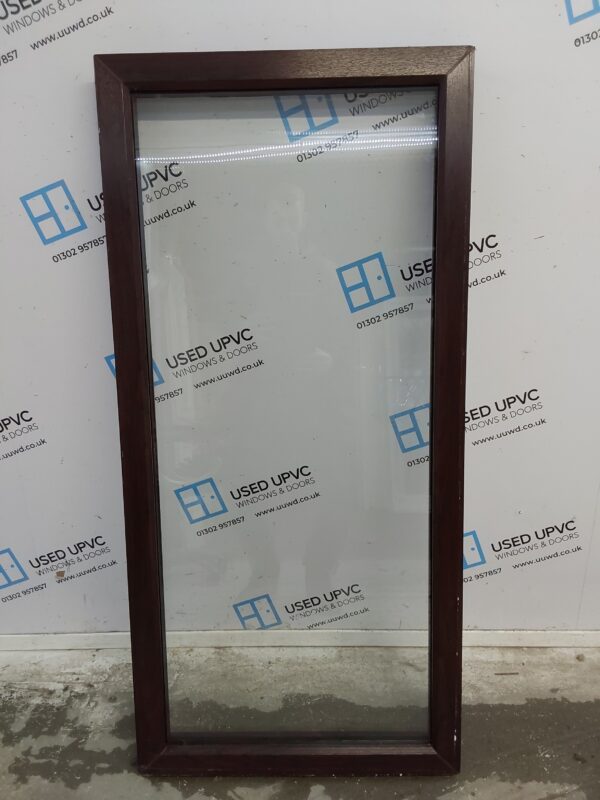 Used Rosewood Upvc Window 610mm x 1285mm C4W159