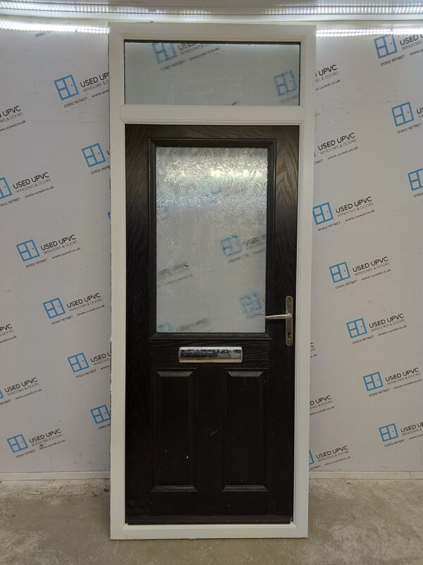 Used Black Composite Front Door 950mm x 2405mm 0680