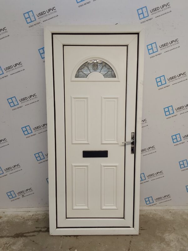 Used White Upvc Front Door 920mm x 2050mm 0584