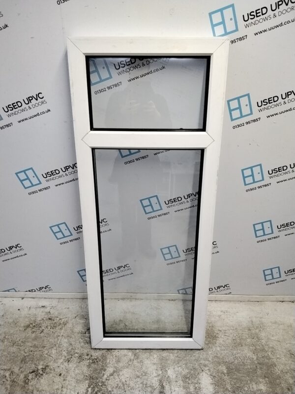 Used White Upvc Window 580mm x 1425mm C3018