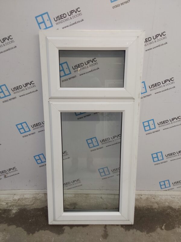 Used White Upvc Window 690mm x 1470mm C3027
