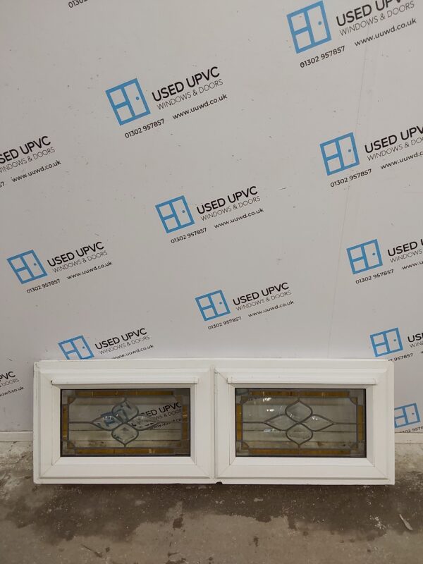 Used White Upvc Window 1190mm x 405mm C3032
