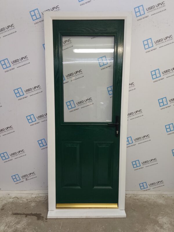 Brand New Dark Green Composite Back Door 865mm x 2140mm (Reduce To 855mm) ND03