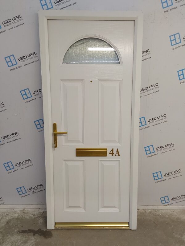 Brand New White Composite Front Door 900mm x 2060mm ND51