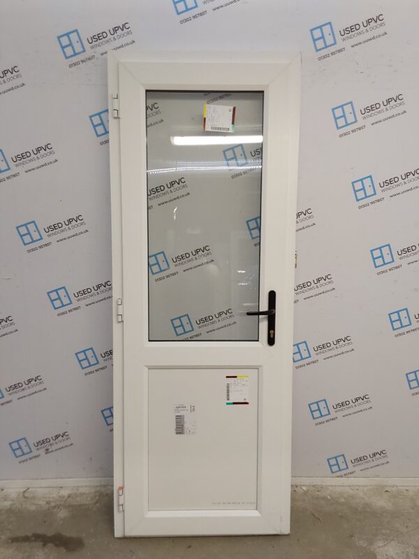 Brand New White Upvc Back Door (Outwards Opening) 790mm x 2090mm ND69