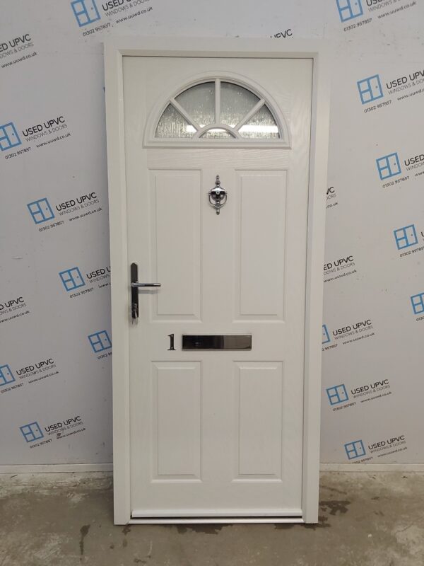 Brand New White Composite Front Door 895mm x 2025mm C1ND72
