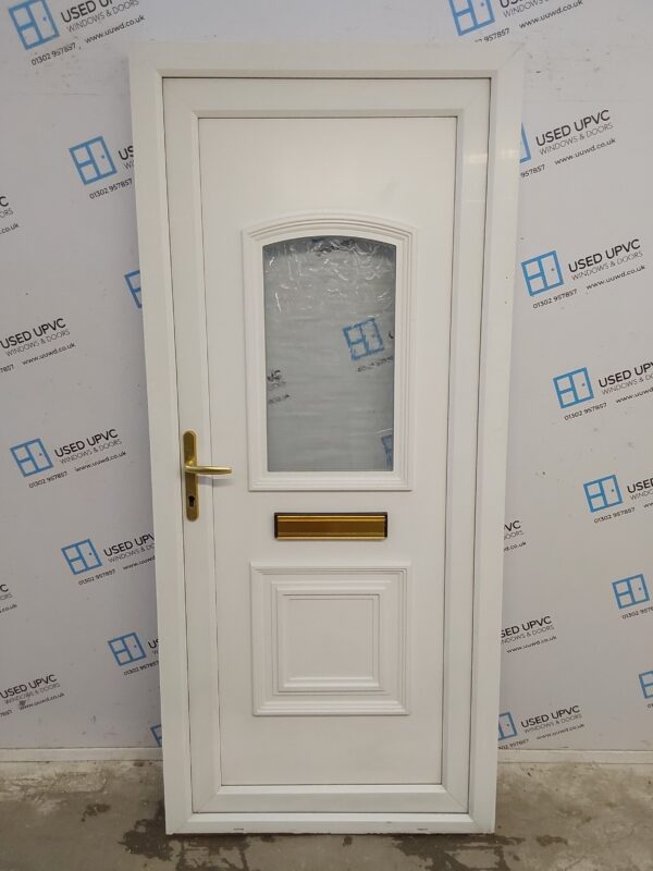 Used White Upvc Front Door 920mm x 2060mm 0426