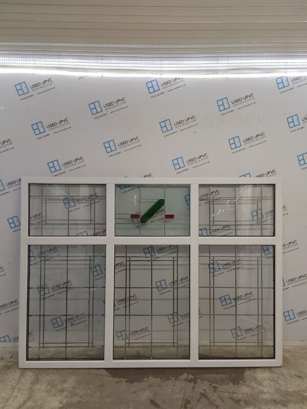 Used White Upvc Window 2165mm x 1570mm LW0028