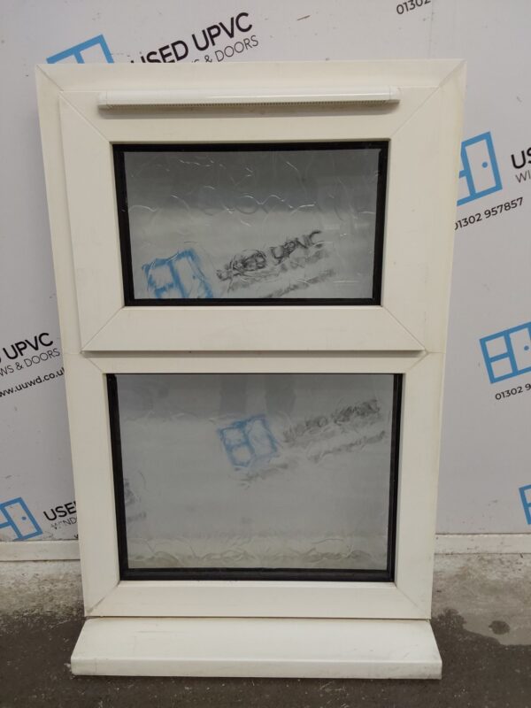 Used White Upvc Window 580mm x 895mm C3055