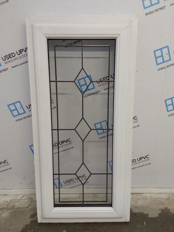 Used White Upvc Window 615mm x 1270mm C3059
