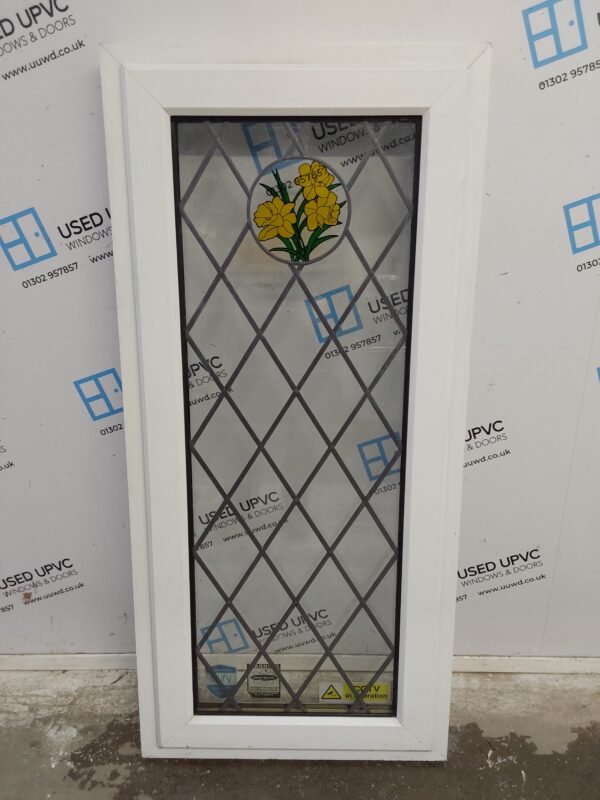 Used White Upvc Window 625mm x 1340mm C3037