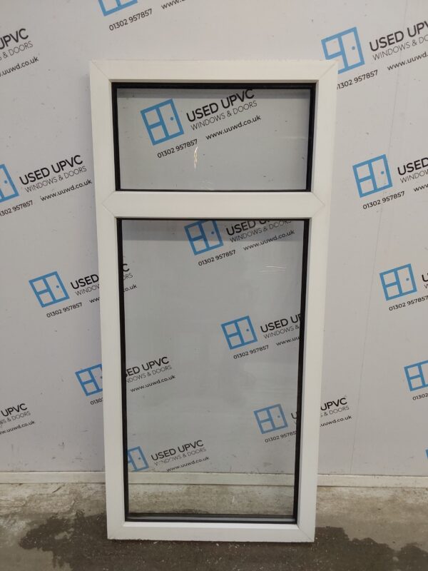 Used White Upvc Window 615mm x 1340mm C3071