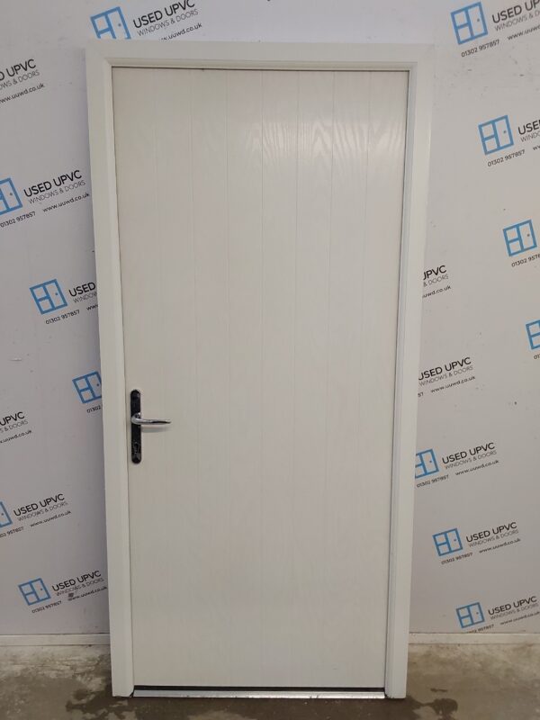 Ex-display White Composite Door 990mm x 2070mm ND71