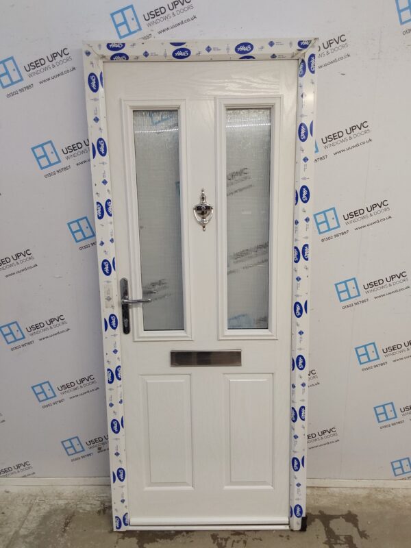 Brand New White Composite Front Door 860mm x 2045mm C1ND95