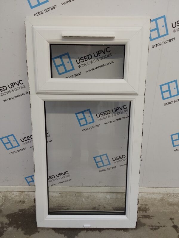 Used White Upvc Window 570mm x 1110mm C3031