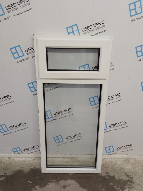 Used White Upvc Window 615mm x 1340mm C3079