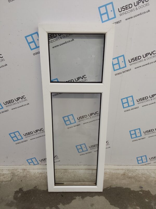 Used White Upvc Window 470mm x 1310mm C3082