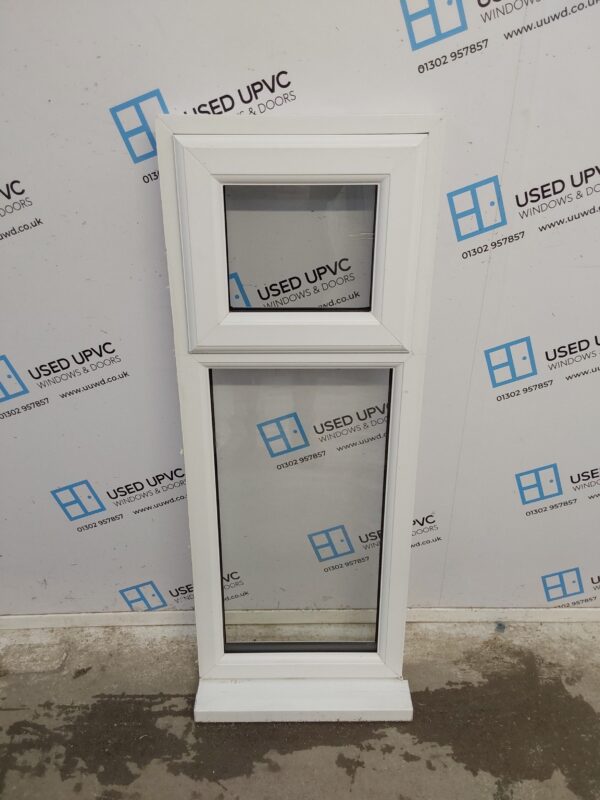 Used White Upvc Window 465mm x 1220mm C3090