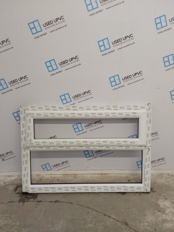 Brand New White Upvc Unglazed Window Frame 1240mm x 850mm SC1027
