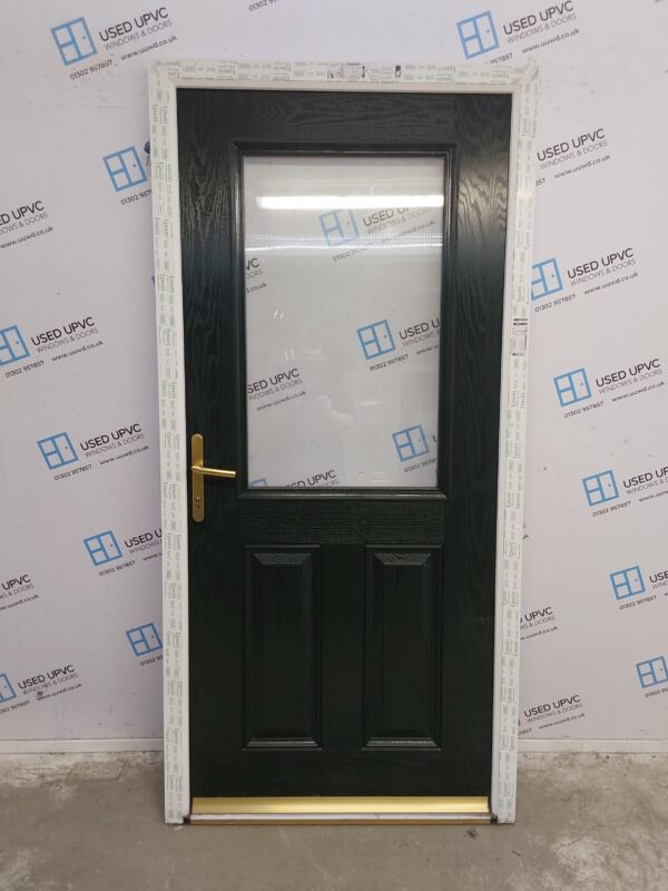 Brand New Dark Green Composite Back Door 1000mm x 2075mm ND146