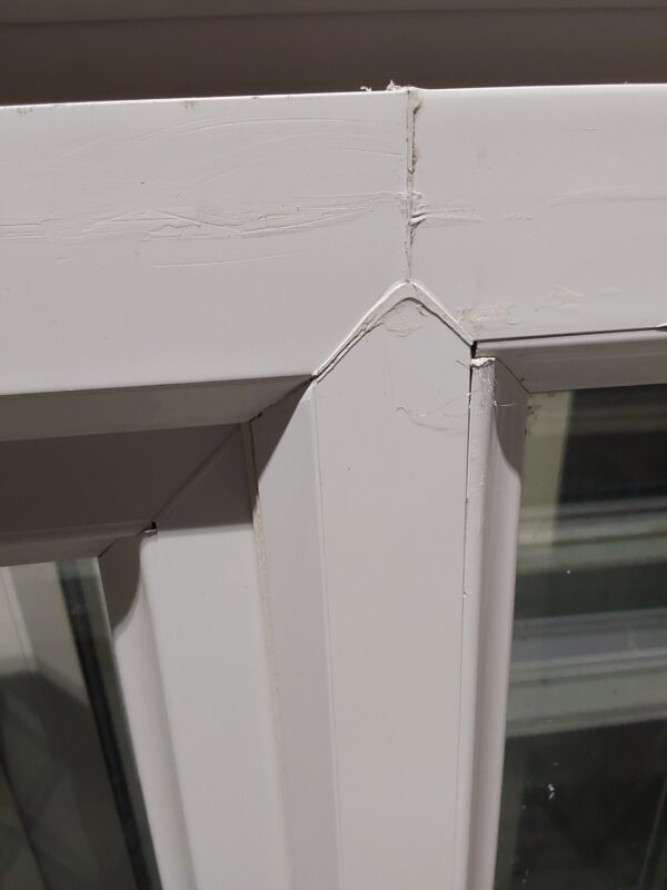 Used Oak Upvc Window 2385mm x 1400mm LW0035 - Image 8