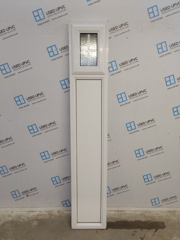 Used White Upvc Side Panel 365mm x 2060mm SP021
