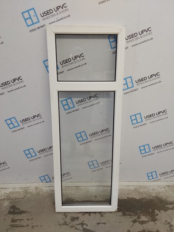Used White Upvc Window 530mm x 1470mm W0003