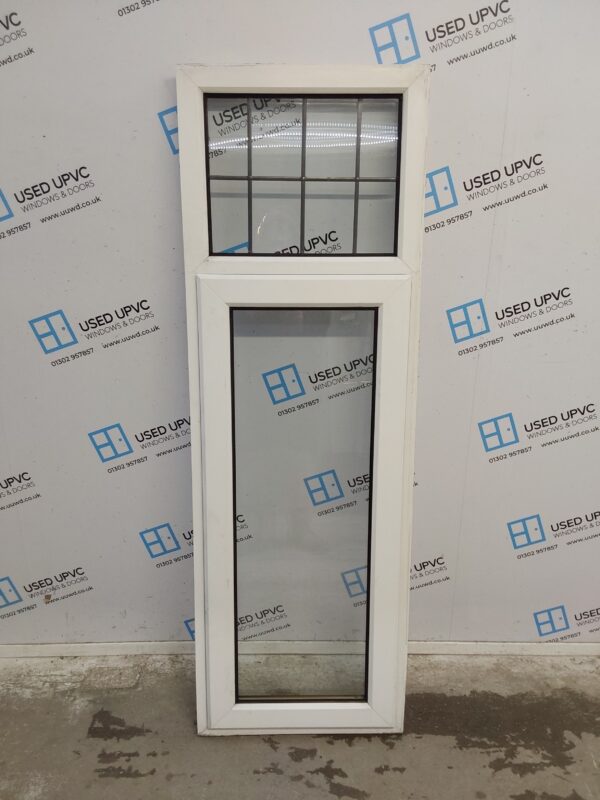 Used White Upvc Window 540mm x 1630mm W0004