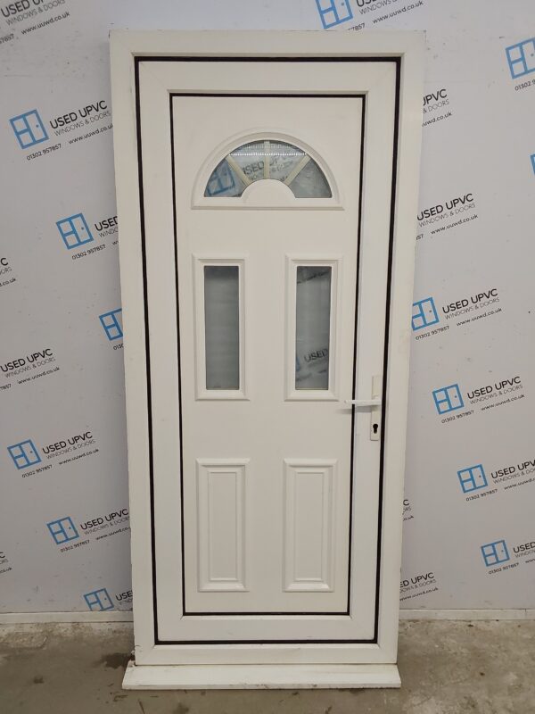 Used White Upvc Back Door 910mm x 2070mm 0822
