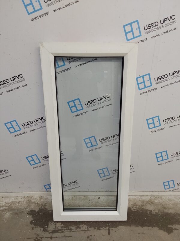 Used White Upvc Window 580mm x 1310mm C3040 - Image 2