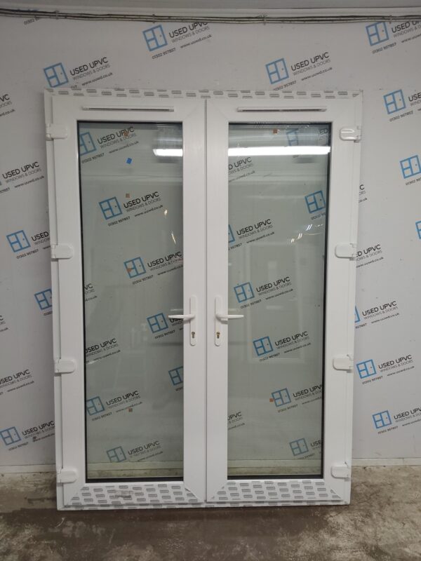 Brand New White Triple Glazed Upvc French Doors 1490mm x 2060mm EA15